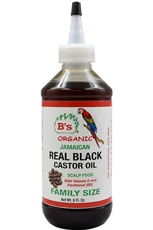 B's Organic Jamaican Black Castor Oil -Family size(8oz)
