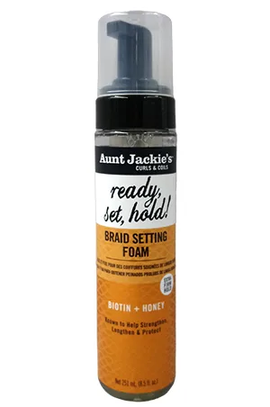 Aunt Jackie's ready, set, hold! Braid Setting Foam (8.5 oz)