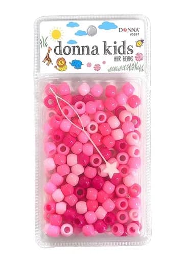 Donna Kids Medium LG PK Bead W/Beader #5657 Pink Mixed -pc