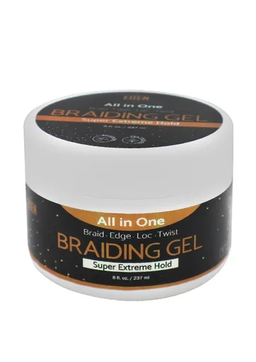 EDEN All in One Braiding Gel_ Super Extreme Hold (8 oz)