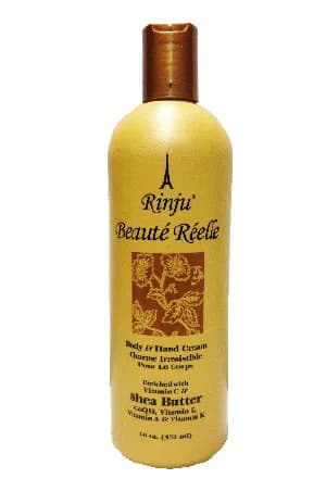 Rinju Beaute Reelle Shea Butter Body & Hand Creme (16oz)