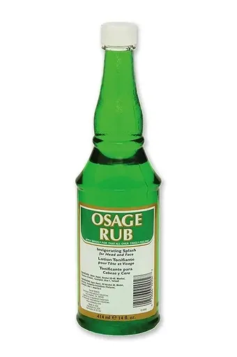 Clubman OSAGE RUB for Head and Face Green (14 oz)