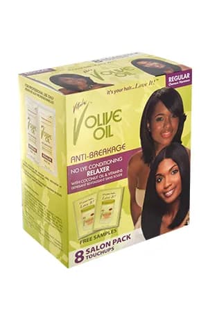 Vitale Olive Oil No Lye Relaxer kit [8touchups]-Reg