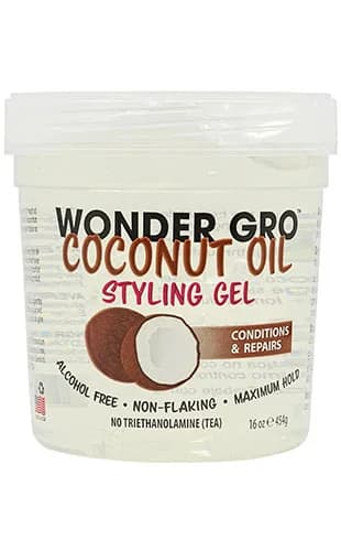 Wonder Gro Styling Gel-Coconut Oil(16oz)