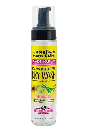 Mango&Lime Dry Wash Foams and Refresh(8oz)
