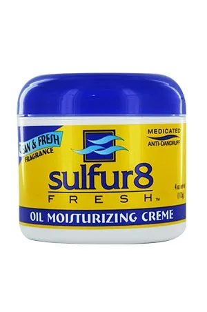 Sulfur 8 Fresh Oil Moisturizing Cream (4oz)
