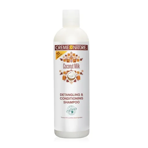 Creme of Nature Coconut Milk Dtgl&Cond Shamp(12oz)