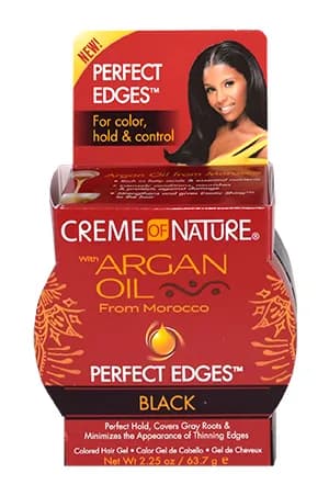 Creme of Nature Argan Oil Perfect Edges- Black (2.25oz)