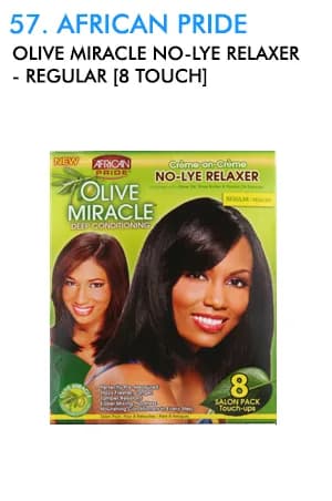 African Pride Olive Miracle No-LyeRelaxer-Regular[8Touch]