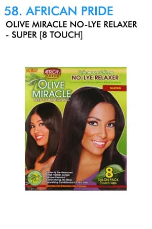 African Pride Olive Miracle No-Lye Relaxer-Super[8Touch]