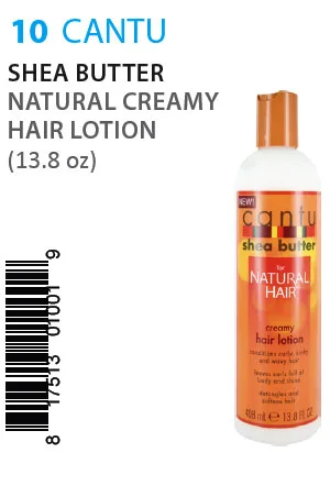 Cantu Shea Butter Natural Creamy Hair Lotion (13.8oz)