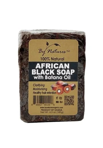By Natures African Black Soap -Batana Oil (6.5 oz/185 g)