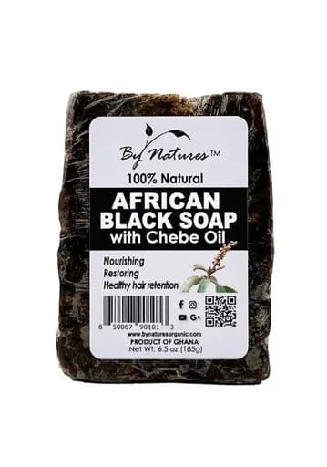 By Natures African Black Soap -Chebe Oil (6.5 oz/185 g)