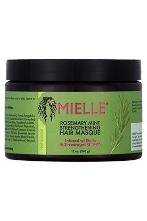 Mielle Rosemary Mint Strengthen. Hair Masque (12 oz)