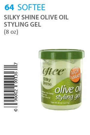 Softee Silky Shine Olive Oil Styling Gel (8oz)
