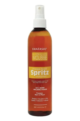 Fantasia L.M Mega Hold Spritz HairSpray (10 oz)