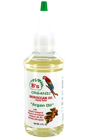 B's Organic Moroccan Argan Oil (4oz)