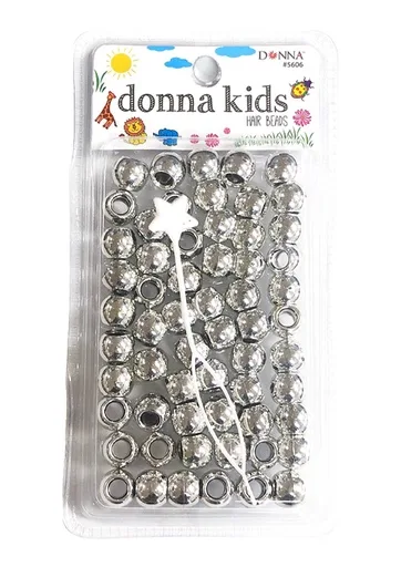 Donna Kids Medium Bead W/Beader #5606 Silver - pc