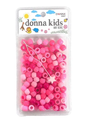 Donna Kids Medium LG PK Bead W/Beader #5657 Pink Mixed -pc