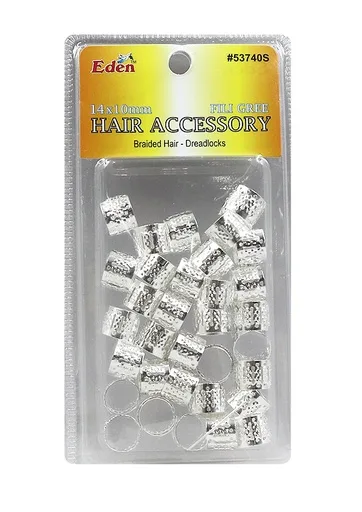 Eden Blister (14x10 mm) FiliGree Tube -Silver #53740S -pk