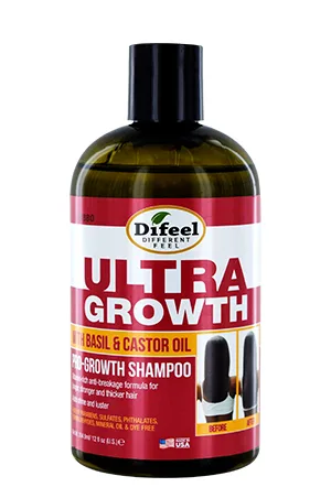 Difeel Ultra Growth Basil /Caster Shampoo(12oz)