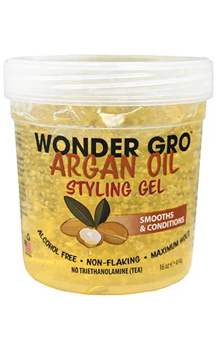 Wonder Gro Styling Gel-Argan Oil(16oz)