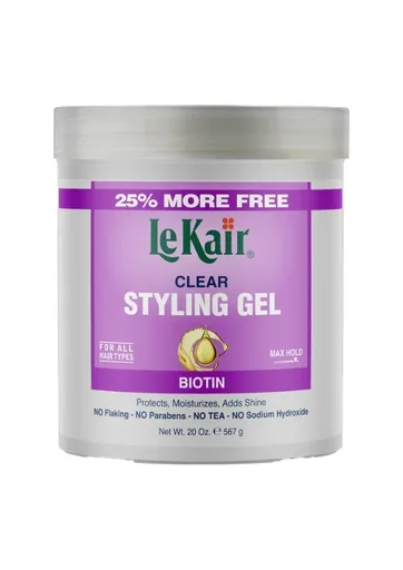 LeKair Clear Styling Gel_Biotin (20 oz)