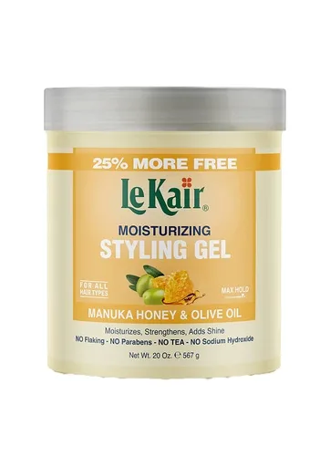 LeKair Moisturizing Styling Gel_Manuka Honey&Olive (20 oz)