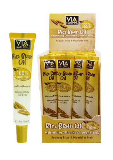 Via Natural Rice Bran Oil Tube (1.5 oz/24 pz/ ds)