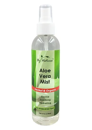 By Natures Aloe Vera Mist Herbal & Organic (6 oz)