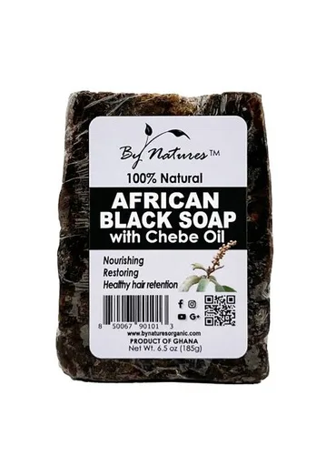 By Natures African Black Soap -Chebe Oil (6.5 oz/185 g)