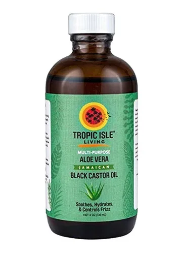 Tropic Isle Jamaican Black Castor Oil -Aloe Vera (4 oz)