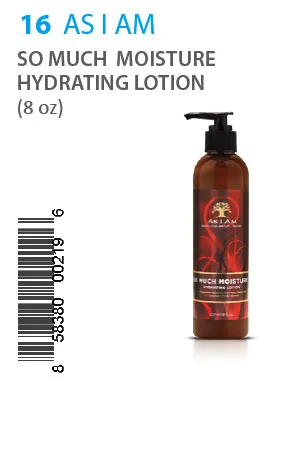As I Am So Much Moisture Hydrating Lotion (8oz)
