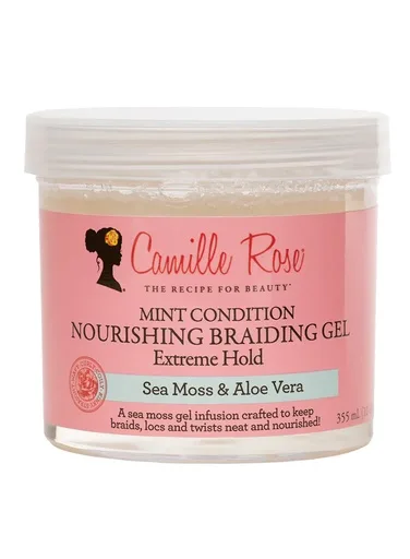 Camille Rose Mint Condition Braid Gel -SeaMoss & AloeVera (12 oz)