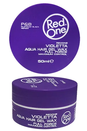 Red One Aqua Hair Gel Wax - Violetta (50 ml)